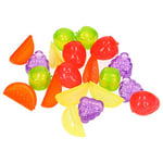 ORION Glaçons colorés en plastique moule à glace pour glaçons 20pcs réutilisable cube cube fruits