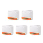 SONOFF MINIR4 WIFI Interrupteur Sans Fil, 2 Voies Interrupteur Intelligent Micromodule, Mode Détacher le Relais, Contrôle APP, Mini Smart Switch Compatible avec Alexa, Google Home,10A/2200W (5 Pack)