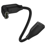 Avizar Charger adapter USB-C for Garmin Watch Charger, Black