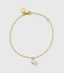 Syster P Treasure Single Pearl Armband Guld