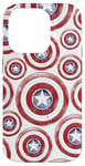 Coque pour iPhone 14 Pro Marvel The Falcon And The Winter Soldier Shield Pattern