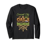 Oasis of Wellbeing - Crescent City Long Sleeve T-Shirt