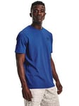 UNDER ARMOUR Mens Training Sportstyle Left Chest Logo T-shirt - Blue, Blue, Size 2Xl, Men