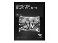 Wacom Standard Pen Nibs - Pointe de stylo numérique - noir (pack de 5) - pour Intuos4 Large, Medium, Small, Wireless, X-Large