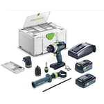 Festool Cordless Percussion Drill TPC 18/4 5,0/4,0 I-Set QUADRIVE