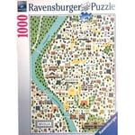 Ravensburger- Puzzle 1000 pièces-illustrés 2D, 17607, Multicolore