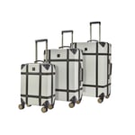 Rock Luggage Vintage Set of 3 Hard Shell Suitcases