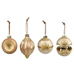 DGA - Set of 3 - Christmas Ornaments - Gold (89001003)