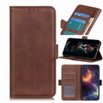 Ufgoszvp Samsung Galaxy A32 4G Case PU Leather Shockproof Flip Wallet Phone Case Shock-Absorption Magnetic Stand Function Notebook Cover with Card Holder for Samsung Galaxy A32 4G brown