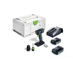 Festool 18v Cordless Drill TXS18 C 3,0 Plus 2 x 3.0ah Li-on Batteries 577332