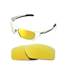 NEW POLARIZED CUSTOM 24K GOLD LENS FOR OAKLEY VALVE SUNGLASSES