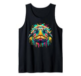 Splash Art Sea Turtle Turtles Tortoise Tank Top