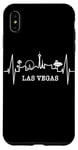 Coque pour iPhone XS Max Las Vegas Silhouette Battement Coeur J'adore Las Vegas