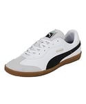 PUMA Unisex King 21 It Chaussures de football, Puma White Puma Black Gum, 42.5 EU