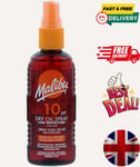 Malibu SPF 10 Dry Oil Spray 100ml - Non-Greasy, Water-Resistant Sun Protection