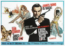 Pyramid International James Bond From Russia with Love Painting, Extra Large Canvas