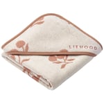 Liewood Alba Handduk Med Huva Peach/Seashell | Beige | 0-3