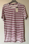 Jack & Jones Mens Short Sleeve Faded Stripe Tee T-Shirt Medium BNWT RRP £25.95