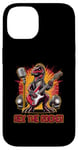 iPhone 14 Rex the Rocker Dinosaur Band Case