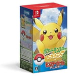 Let's Go Pikachu Pokemon video game Poke Ball Plus Pack Nintendo Switch Japan