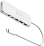 Usb-C Multi-Port Hub With Power Delivery With 4K Hdmi/2 Usb-A 5Gbps/Pd 100W Charging Sd&Micro Sd/3.5Mm Audio|For Macbook Pro&Air/Ipad Pro/Imac/Surface/Xps/Thinkpad/Galaxy/And More(Jcd373Ew)