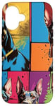 Coque pour iPhone 16 Design pop art de chien Doberman cool pour les propriétaires et les fans de chiens