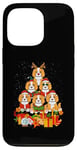 iPhone 13 Pro Cavalier King Charles Spaniel Merry Christmas Tree Lights Case