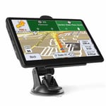 TD® Navigateur de voiture GPS 7 pouces Écran tactile HD Navigation pratique Navigation pour caravane Navigateur vocal Guidage vocal