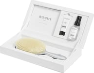 Balmain Professional Set: Spa, Hårbørste, Sølv + Argan Fuktighetselixir, Argan, Hårolje, For Tetthet Og Vitalitet, 20 Ml + Silkeparfyme, Hårduftende Tåke, For Kvinner, 50 Ml