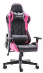 Playmax Elite Gaming Chair - Pink and White