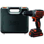 Perceuse sans fil Black & Decker BL186K-QW - Batterie-chargeur 1,5 Ah 18 V - Mandrin sans clé - 2 vitesses