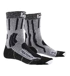 X-Socks Trek Pioneer Chaussette Mixte Adulte, Noir (Opal Black/Flocculus White), FR : S (Taille Fabricant : 35-38)