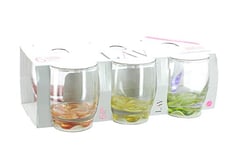 LAV Pack de 6 Gobelets 29 cl fond couleur, Transparent