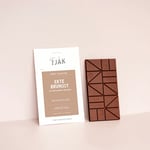 Fjåk 45 % Milk &amp;amp; Brown Cheese Craft Chocolate Bar