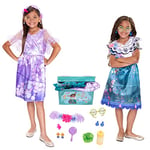 Disney Encanto- Pack Déguisements Mirabel et Isabella - Licence Officielle Disney - 2 Costumes avec Accessoires - Déguisement pour Enfants Princesse Disney - Déguisement pour Enfants Entre 4-6 Ans