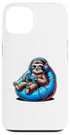 iPhone 13 Sloth Gamer with Headphones and Controller Case