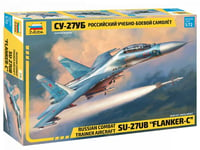 Sukhoi Su-27 Ub " Flanker-C " Russian Combat Fighter 1:72 Plastique Model Kit