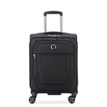 DELSEY PARIS - HELIUM DLX - Valise Cabine Souple Slim - 55x40x20 cm - 35 litres - S - Noir