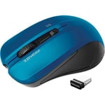 Promate Contour Ergonomic Wireless Mouse (Blue)