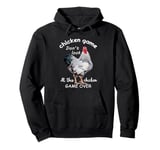 Chicken Game Don't Look At This Chicken Pullover Hoodie