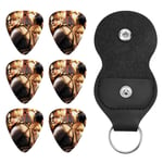 Resident Evil Lot de 6 médiators pour guitare électrique, acoustique ou basse 0,46 0,71 0,96 mm