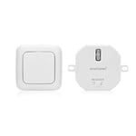 Smartwares Kit domotique Plug & Connect - Pour éclairage sans fil jusqu'à 1 000 W - Module encastrable et interrupteur SH4-99564