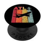 ATL Aéroport Hartsfield Jackson d'Atlanta PopSockets PopGrip Adhésif