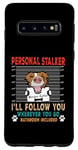 Coque pour Galaxy S10 Personal Stalker Dog Border Collie Funny Puppy Dog Lover