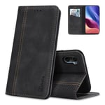 AKABEILA Case for Xiaomi Poco F3 Case Premium Leather Flip Wallet Case with Magnetic Closure Kickstand Card Slots Folio Xiaomi Redmi K40/Xiaomi Redmi K40 Pro/Xiaomi 11i Phone Case Cover Shockproof