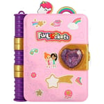 FunLockets Secret Diary Journal Glitter Edition with Pencil, Keyring, Stickers