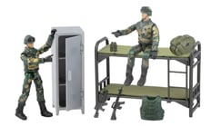 World Peacekeepers 1:18 Militær Køjeseng M/2 Actionfigurer