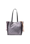 myMo ATHLSR, Sac de sport Femme, Argenté foncé