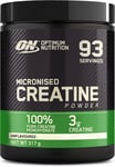 Optimum Nutrition Micronised Creatine Powder, 100% Pure Creatine Monohydrate Pow