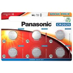 Panasonic Lithiumbatteri 3 V - CR2025 - 6pack